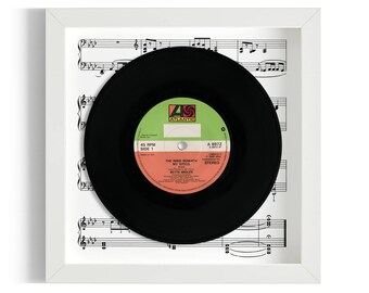 Bette Midler "Wind Beneath My Wings" Framed 7" Vinyl Record