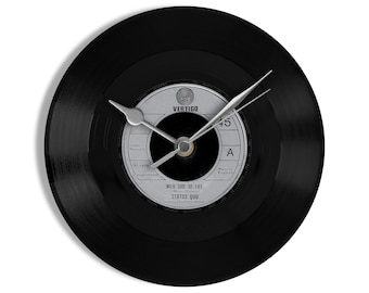 Status Quo "Wild Side of Life" 7" Vinyl Record Wall Clock