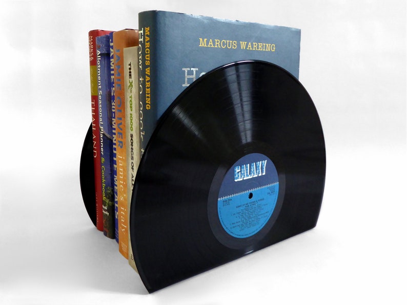 Vinyl Record Bookends Etsy UK