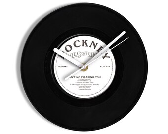 Chas & Dave "Ain't No Pleasing You" 7" Vinyl Record Wall Clock