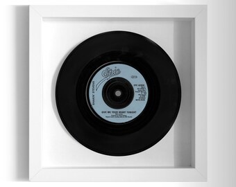 Shakin' Stevens "Give Me Your Heart Tonight" Framed 7" Vinyl Record