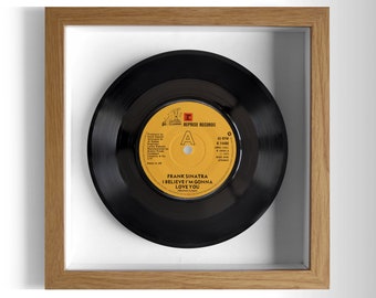 Frank Sinatra "I Believe I'm Gonna Love You" Framed 7" Vinyl Record