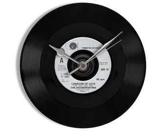 The Housemartins "Caravan of Love" 7" Vinyl Record Wall Clock UK NUMBER ONE 14 Dec - 20 Dec 1986