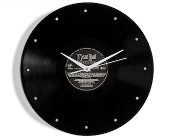 Meat Loaf "Bad Attitude" Vinyl Record Wall Clock