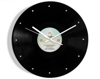 Lisa Stansfield "All Around The World" 12" Vinyl Record Wall Clock UK NUMBER ONE 5 Nov - 18 Nov 1989