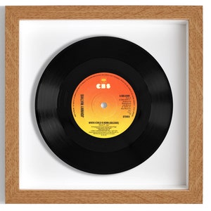 Johnny Mathis &quot;When A Child Is Born&quot; Framed 7&quot; Vinyl Record UK NUMBER ONE 19 Dec 1976 - 8 Jan 1977