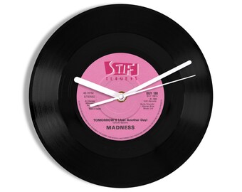 Madness "Tomorrow's (Just Another Day)" 7" Vinyl Record Wall Clock