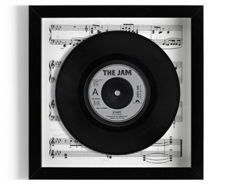 The Jam "Start" Framed 7" Vinyl Record