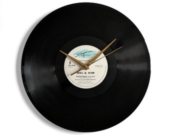 Mel & Kim "Respectable" Vinyl Record Wall Clock
