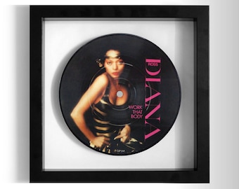 Diana Ross "Work That Body" Framed 7" Vinyl Record