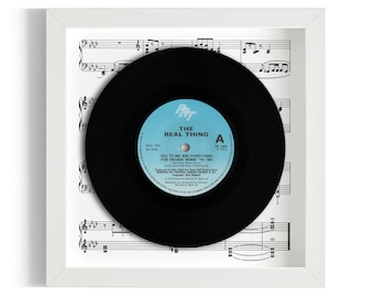 The Real Thing "You To Me Are Everything" Framed 7" Vinyl Record UK NUMBER ONE 20 Jun - 10 Jul 1976