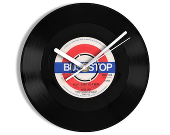 Paper Lace "Billy - Don't Be A Hero" 7" Vinyl Record Wall Clock UK NUMBER ONE 10 Mar - 30 Mar 1974