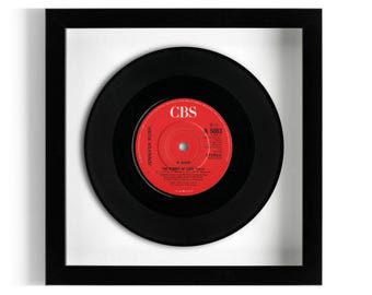Jennifer Rush "The Power Of Love" Framed 7" Vinyl Record UK NUMBER ONE 6 Oct - 9 Nov 1985
