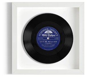Billy Cotton & His Band (Mary Poppins) "Let's Go Fly A Kite" Framed 7" Vinyl Record
