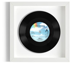Harold Faltermeyer "Axel F" Framed 7" Vinyl Record