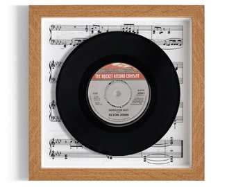 Elton John "Song For Guy" Framed 7" Vinyl Record