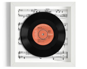 Bucks Fizz "Making Your Mind Up" Framed 7" Vinyl Record UK NUMBER ONE 12 Apr - 2 May 1981