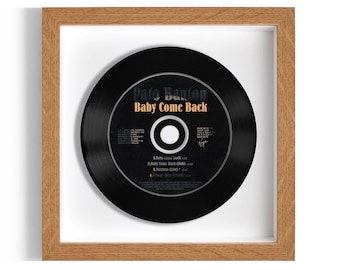 Pato Banton "Baby Come Back" Framed CD UK Number ONE 23 Oct - 19 Nov 1994
