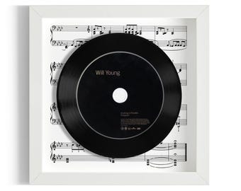 Will Young "Anything Is Possible & Evergreen" Framed CD UK Number ONE 3 Mar - 23 Mar 2002