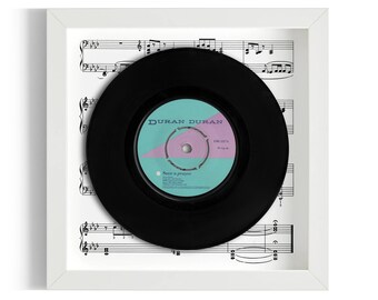 Duran Duran "Save A Prayer" Framed 7" Vinyl Record