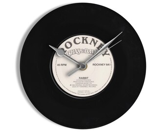 Chas & Dave "Rabbit" 7" Vinyl Record Wall Clock