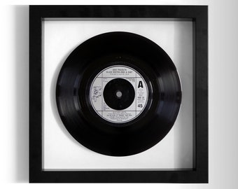 John Travolta & Olivia Newton-John "Summer Nights" Framed 7" Vinyl Record