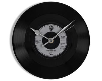 Prince "When Doves Cry" 7" Vinyl Record Wall Clock