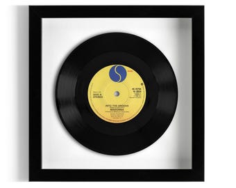 Madonna "Into The Groove" Framed 7" Vinyl Record UK NUMBER ONE 28 Jul - 24 Aug 1985