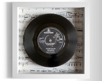 The Beatles "You Can't Do That" Framed 7" Vinyl Record