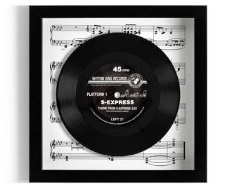 S-Express "Theme From S-Express" Framed 7" Vinyl Record