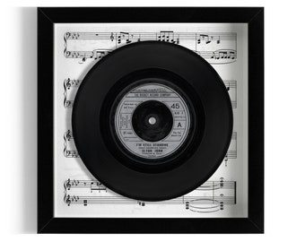 Elton John "I'm Still Standing" Framed 7" Vinyl Record
