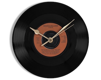 Deniece Williams "Let's Hear It For The Boy" 7" Vinyl Record Wall Clock
