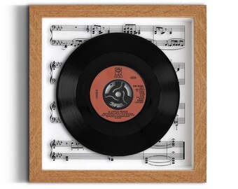 Nicole "A Little Peace" Framed 7" Vinyl Record UK NUMBER ONE 9 May - 22 May 1982