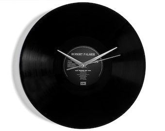 Robert Palmer "She Makes My Day" 12" Vinyl Record Wall Clock