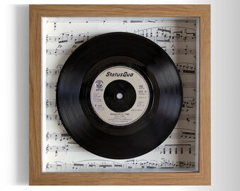 Status Quo "Marguerita Time" Framed 7" Vinyl Record