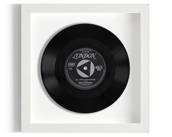 Everly Brothers "All I Have To Do Is Dream" Framed 7" Vinyl Record UK NUMBER ONE 4 Jul - 21 Aug 1958