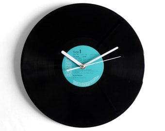 Elvis Presley "The King..." Vinyl Record Wall Clock