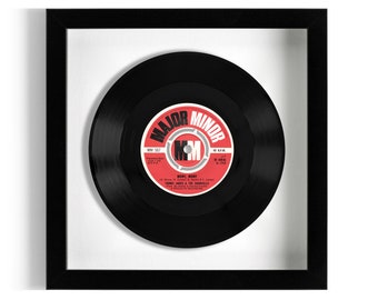 Tommy James and the Shondells "Mony, Mony" Framed 7" Vinyl Record UK NUMBER ONE 31 Jul - 13 Aug & 21 Aug - 27 Aug 1968