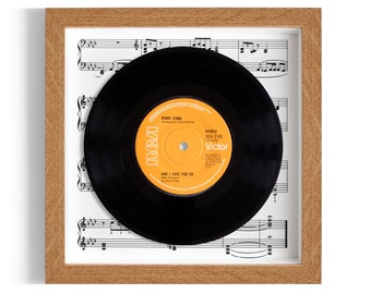 Perry Como "And I Love You So" Framed 7" Vinyl Record