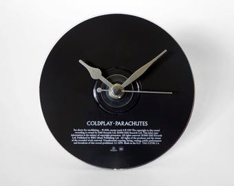 Coldplay "Parachutes" CD Clock