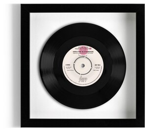 Ian & The Blockheads "Hit Me With Your Rhythm Stick" Framed 7" Vinyl Record UK NUMBER ONE 21 Jan - 27 Jan 1979