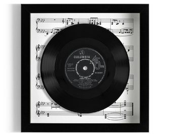 Cliff Richard and The Shadows "Summer Holiday" Framed 7" Vinyl Record UK NUMBER ONE 14 - 27 Mar 1963 & 4 - 10 Apr 1963