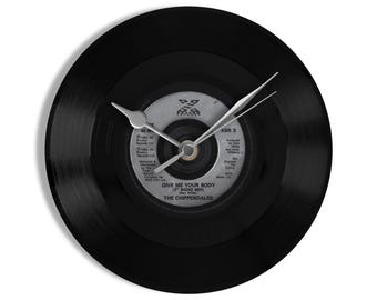 The Chippendales "Give Me Your Body" 7" Vinyl Record Wall Clock
