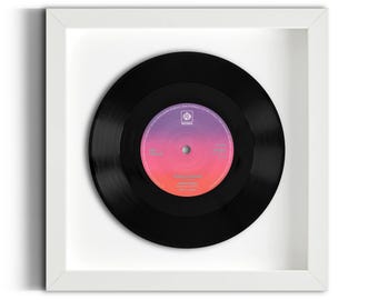 Carl Douglas "Kung Fu Fighting" Framed 7" Vinyl Record UK NUMBER ONE 15 Sep - 5 Oct 1974