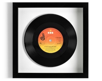 Chicago "If You Leave Me Now" Framed 7" Vinyl Record UK NUMBER ONE 7 Nov - 27 Nov 1976