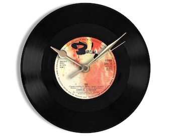 Charles Aznavour "She" 7" Vinyl Record Wall Clock UK NUMBER ONE 23 Jun - 20 Jul 1974
