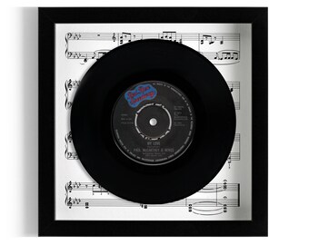 Paul McCartney & Wings "My Love" Framed 7" Vinyl Record