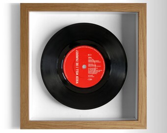 Bros "When Will I Be Famous?" Framed 7" Vinyl Record