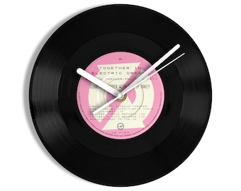 Giorgio Moroder With Philip Oakey "Together In Electric Dreams" 7" Vinyl Record Wall Clock