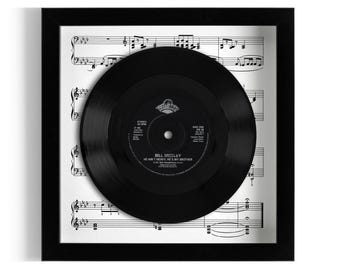 Bill Medley "He Ain't Heavy, He's My Brother" Framed 7" Vinyl Record